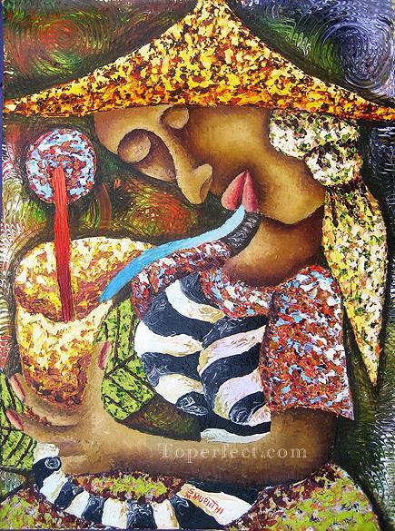 Muriithi A Sip African Oil Paintings